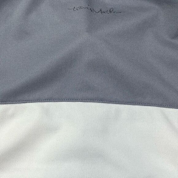 Travis Mathew Men's Striped Short Sleeve Golf Polo Shirt Gray White Size Small - Picture 11 of 16